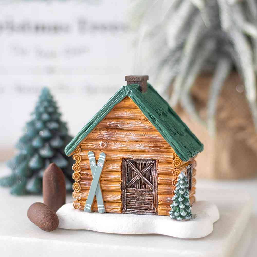Something Different - Cabin Ski Chalet Incense Cone Holder Incense holder - Multicolours